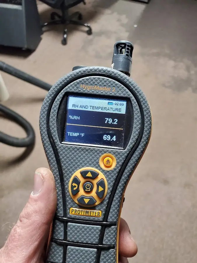 Moisture meter humidity assessment for Mold Remediation & Removal in North Hobbs